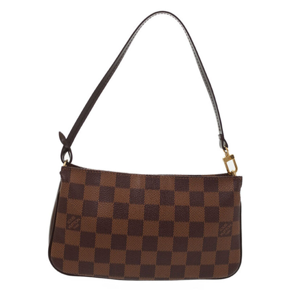 Louis Vuitton Damier Accessory Brown Navona Pouch Ebene